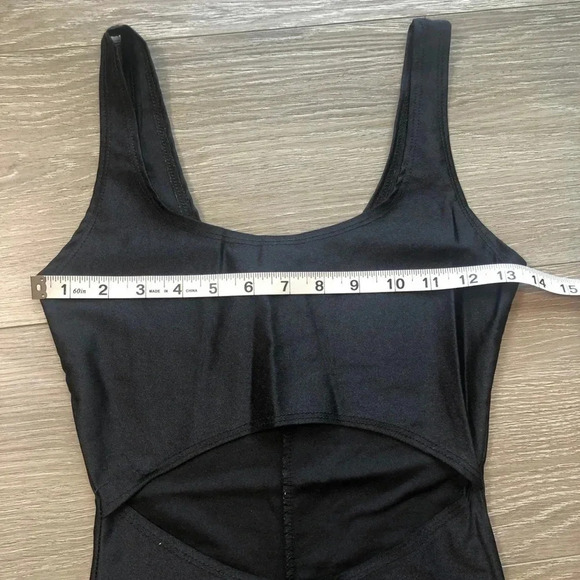 Sorella Black Cutout Bodysuit Size Medium - Picture 7 of 10